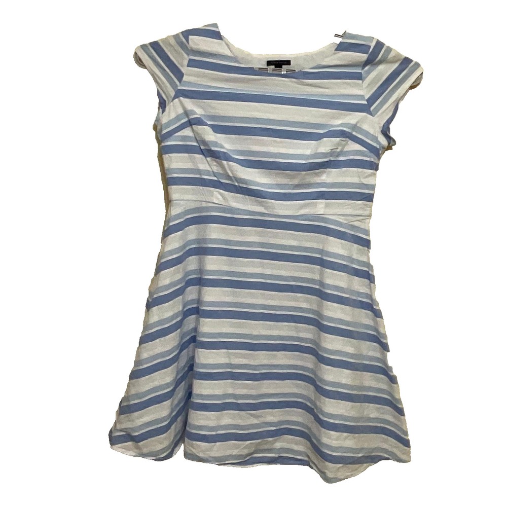 Tommy Hilfiger‎ Women  blue white stripe cotton dress size 16